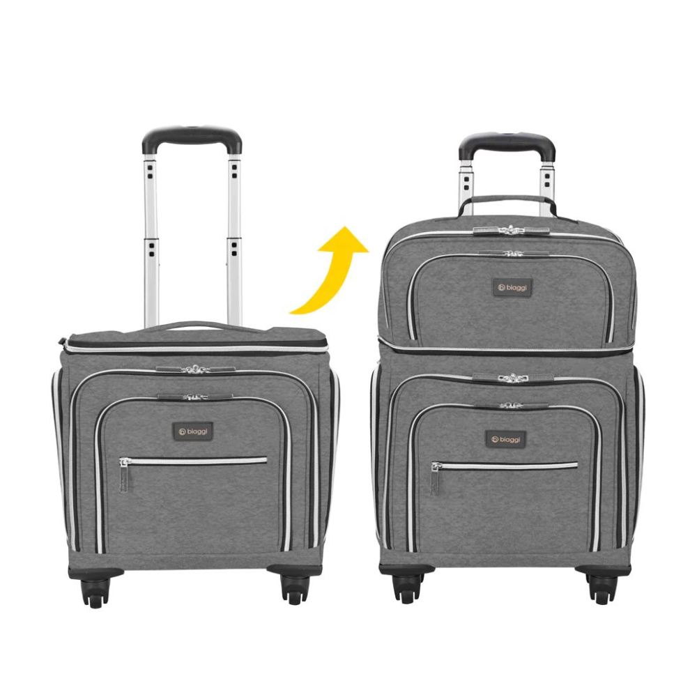 LIFT-OFF! EXPANDABLE UNDERSEATER TO CARRY ON-Grey | Biaggi