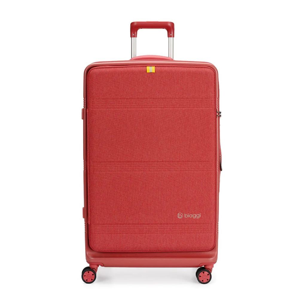RUNWAY LARGE CHECK-IN SUITCASE-Red | Biaggi